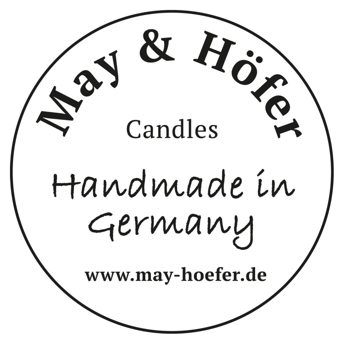 May & Höfer<br>Duftkerze im Apothekerglas Duft:<br>Schwarze Kirsche
